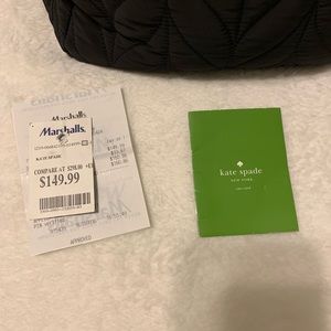 Kate Spade canvas, shoulder bag, black